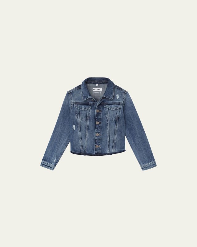 Girl's Manning Denim Jacket, Size S-